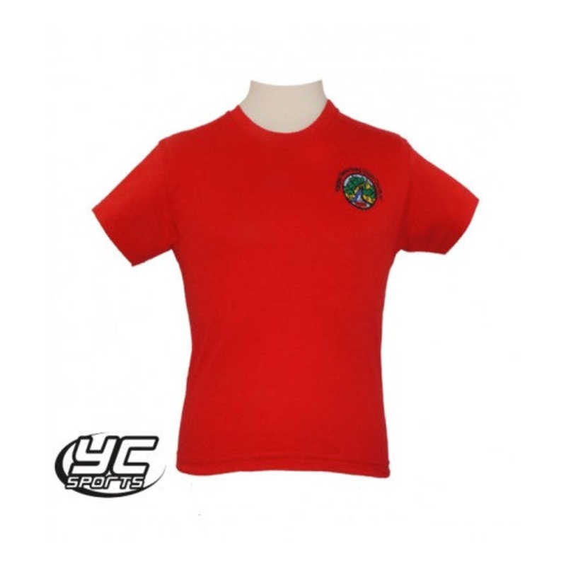 Ysgol Glan Ceubal Red PE T-Shirt