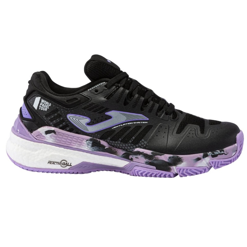 Zapatilla Joma T.Slam Lady 2301 Negro Purpura
