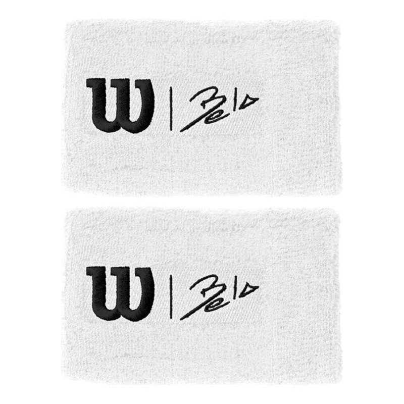 Bela Extra Wide II Wristband Unisex – white,