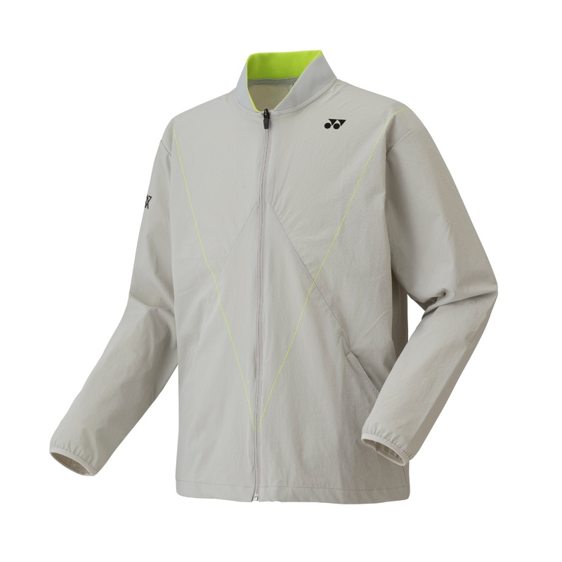 Yonex 50182YX Warm Up jacket Men – Grayish Beige – VA – Viktor Axelsen Collection