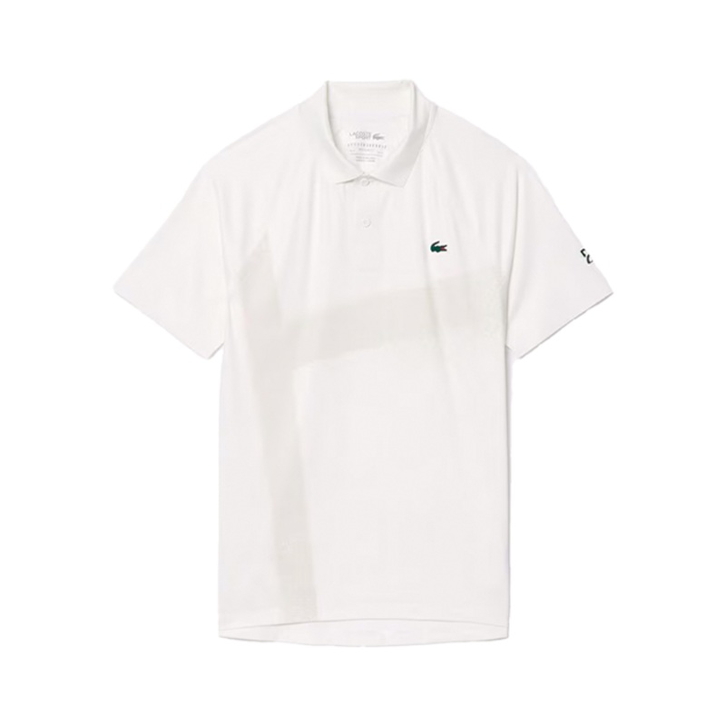 Polo Lacoste Novak Djokovic Blanco 2025