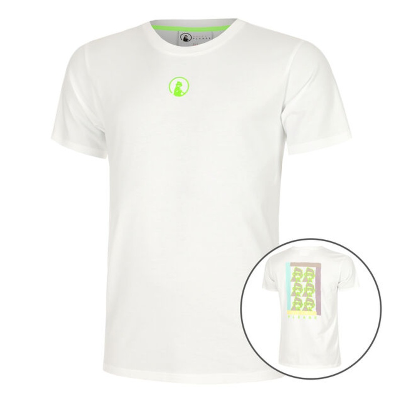 Wild Collage T-Shirt Men – White, Multicoloured
