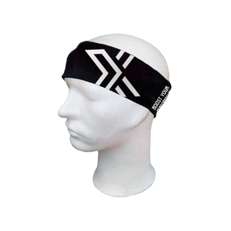 Diadema Oxdog Brillante Negro/Blanco