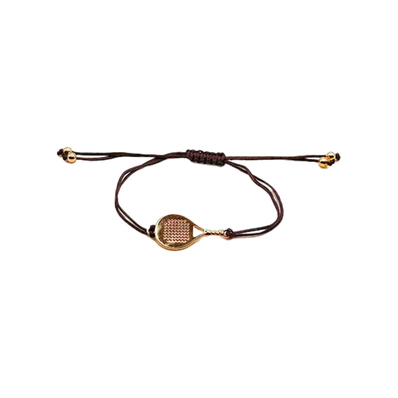 Pulsera VdP Macram Pala en Oro