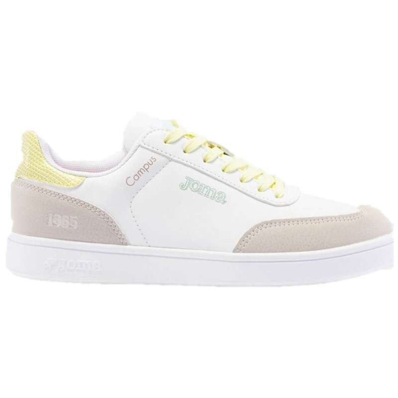 Zapatilla Joma Campus Lady 2428 Beige Amarilla