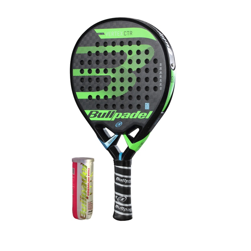 Bullpadel VERTEX-2 CONTROL + 3-pack bollar p kpet