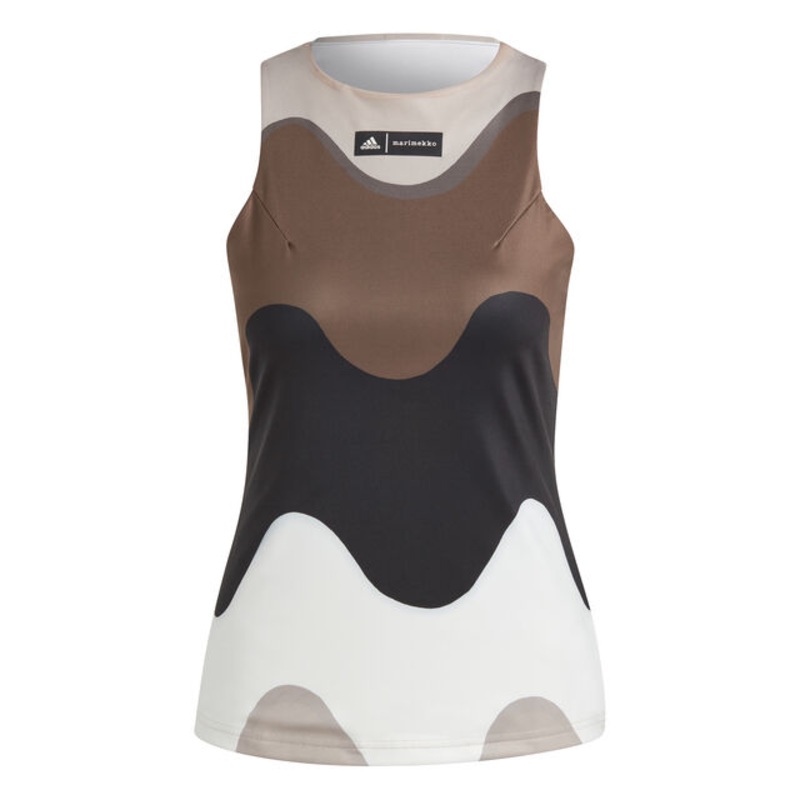 Marimekko Tank Top Women – Black, Multicoloured
