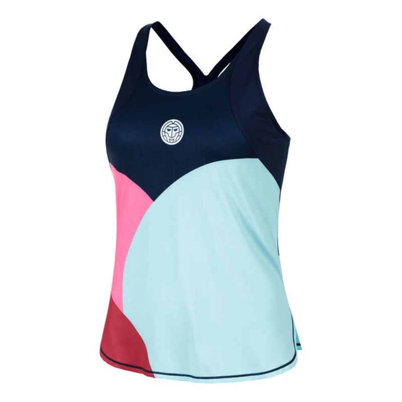 Bubble Tank Top Women – Dark Blue, Turquoise