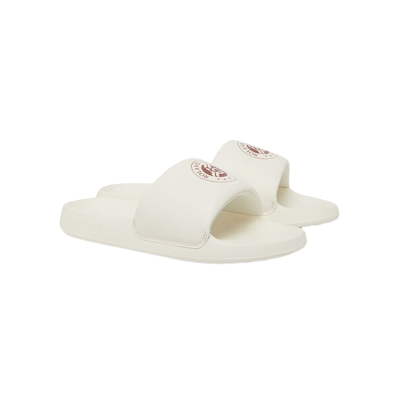 Chanclas  Lacoste Serve Slide White 2025