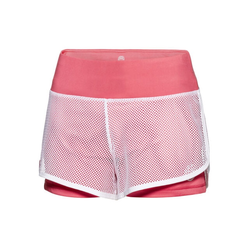 Efia Tech (2in1) Shorts Women – Coral, White