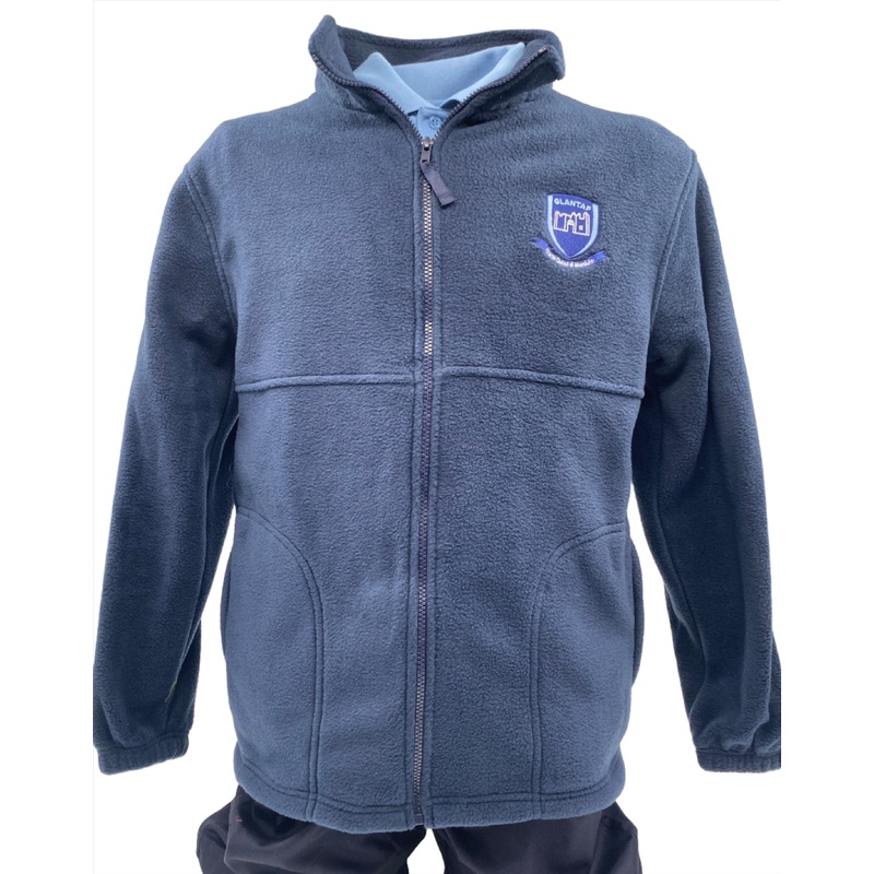 Ysgol Glantaf Fleece|9/10|11/12|13|S|M|L|NAVY