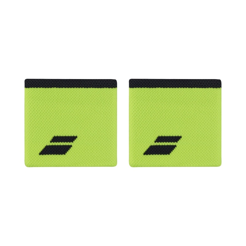 Babolat Logo Wristband Unisex – Yellow/Grey