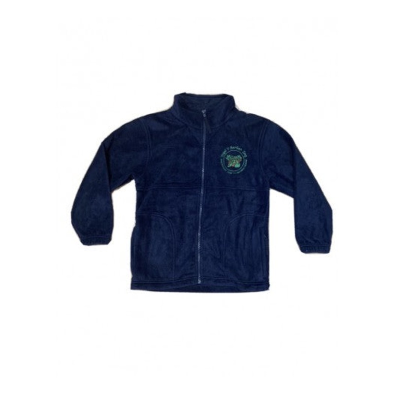 Ysgol Y Berllan Deg Fleece|3/4|5/6|7/8|JS 9/10|JM 11/12|JL 13|S|NAVY