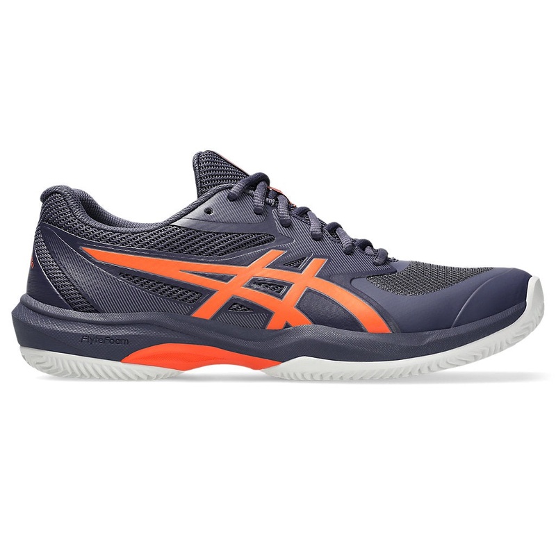 Asics Game FF Clay/OC Mens Tennis Shoe – Indigo Fog/Nova Orange