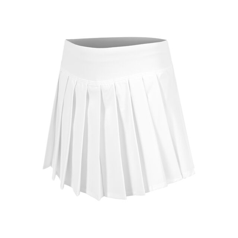 Create Love Pleated Skirt Women – White, Petrol