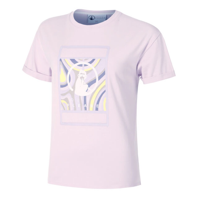 Mind Swirl Court T-Shirt Women – Lilac, Multicoloured