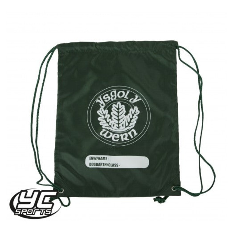 Ysgol Y Wern Gymsack|O/S|BOTTLE GREEN