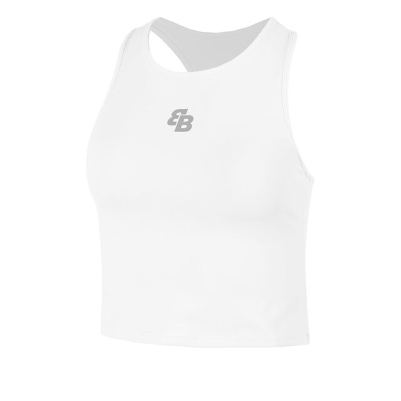 Basica Corta Tank Top Women – White