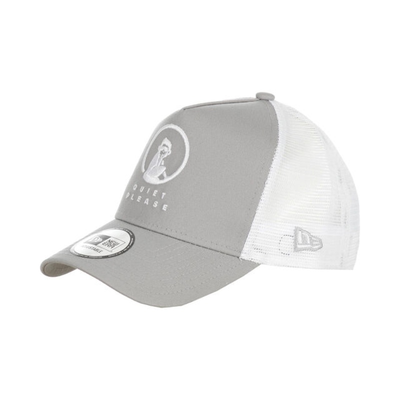 New Era Trucker Cap-Grey,White