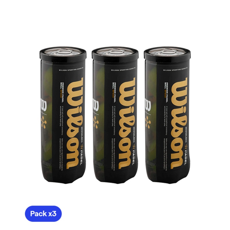 Pelotas Wilson Padel Premier Speed (Pack x3)