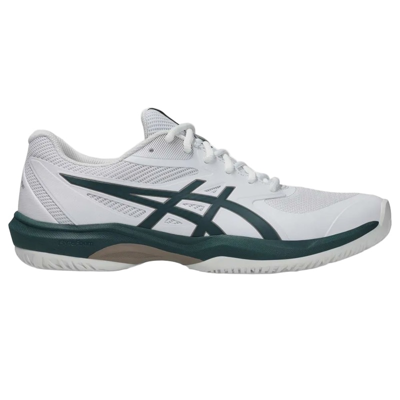 Asics Game FF Men’s Tennis Shoes – White/Saxon Green