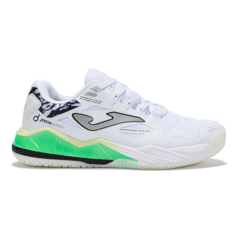 Spin Padel Shoe Men – White, Green