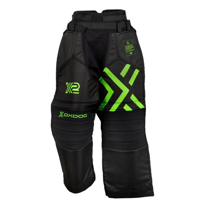 Oxdog X2 Goalie Pants SR Black/Green 25/26