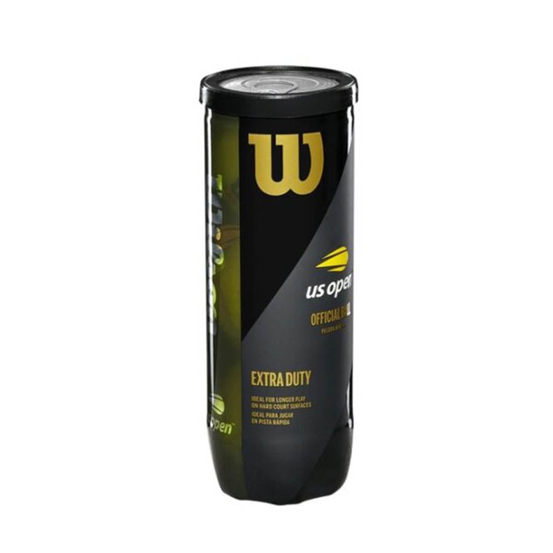 Wilson US Open 3 Ball|Yellow|1 Can|Case (24 cans)