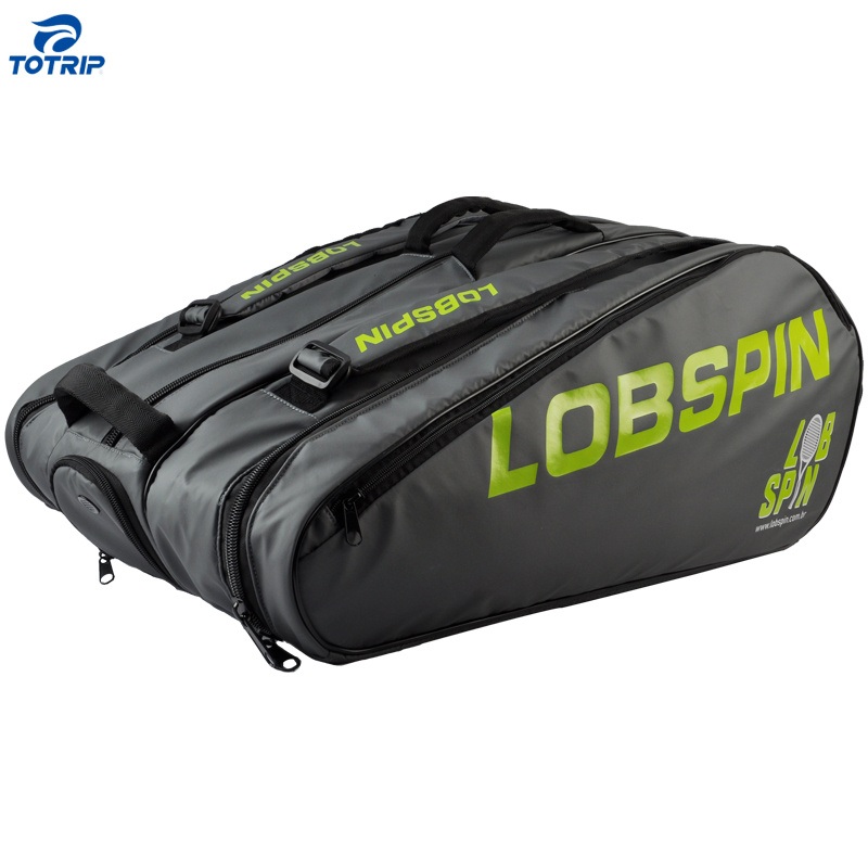 Custom Wet/Dry 6 PCS Badminton Sport Racket Backpack