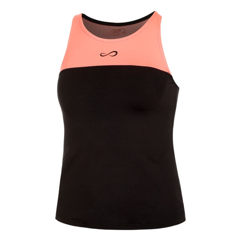 Lux Ribbon Tank Top Women – Black