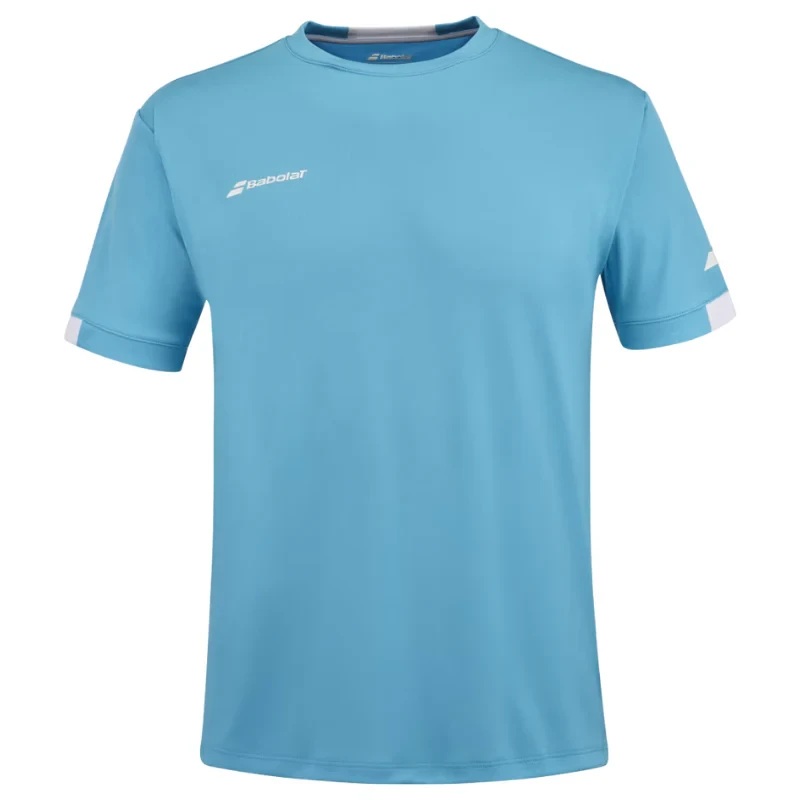 Babolat Play Crew Neck Men’s T-Shirt Cyan Blue