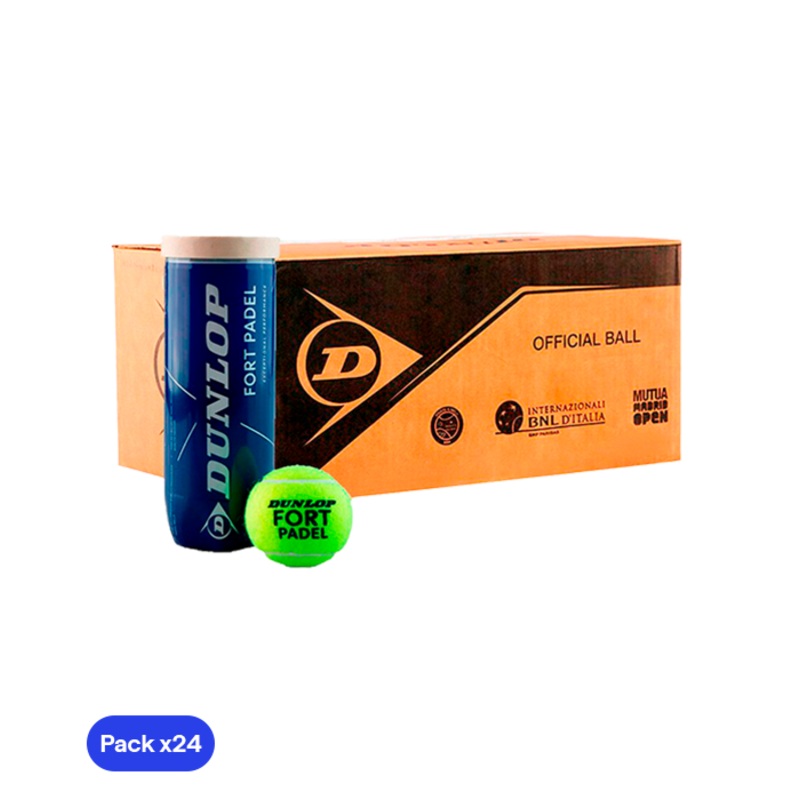 Cajn Pelotas Dunlop Fort Padel (Pack x24)