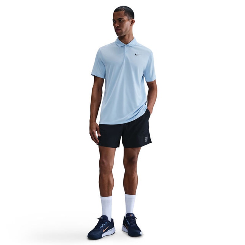 Court Dri-Fit Solid Polo Men – Light Blue