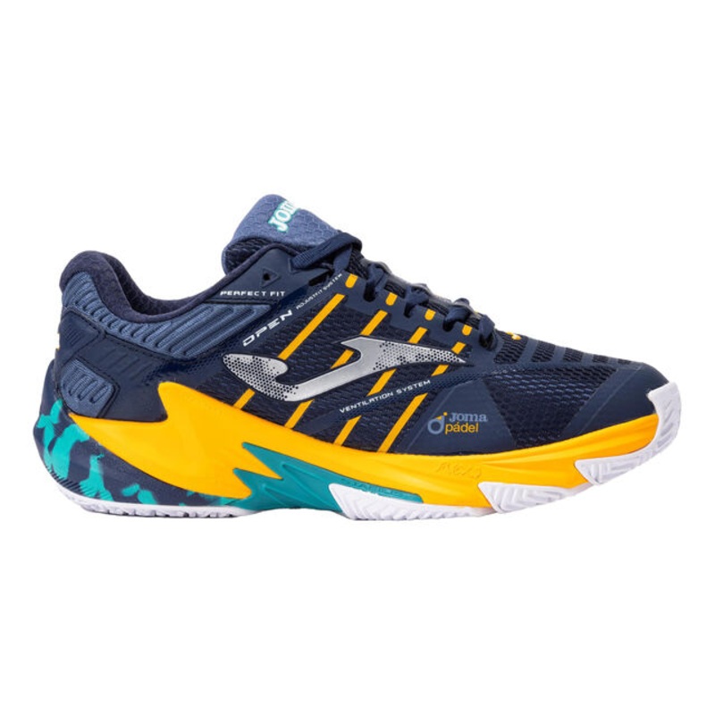 Open Men 24 Padel Shoe Men – Dark Blue, Orange