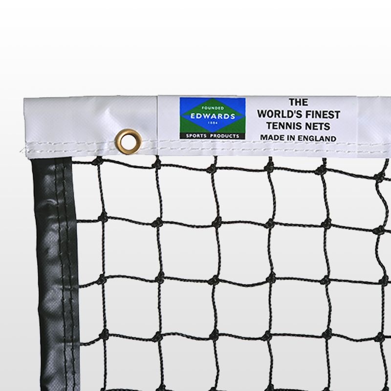 Edwards Matchplay Tennis Net – 2.5mm Netting, Double-Stitched Vinyl Headband