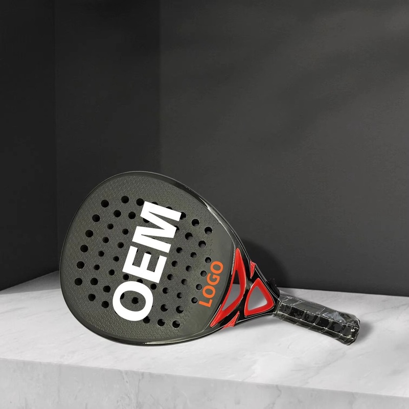Factory Wholesale Supplier Customized Full Carbon Paddle Tennis Racket with Soft and Comfortable Grip and Sports Badminton Shuttlecock Beach Tennis Racket
