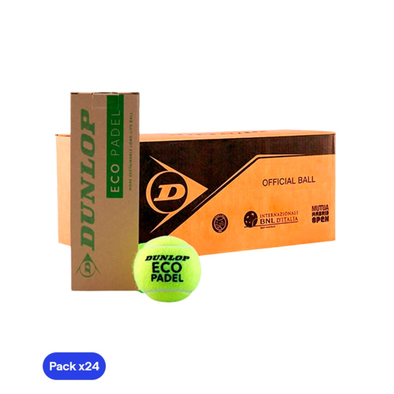 Cajn Pelotas Dunlop Eco Padel (Pack x24)