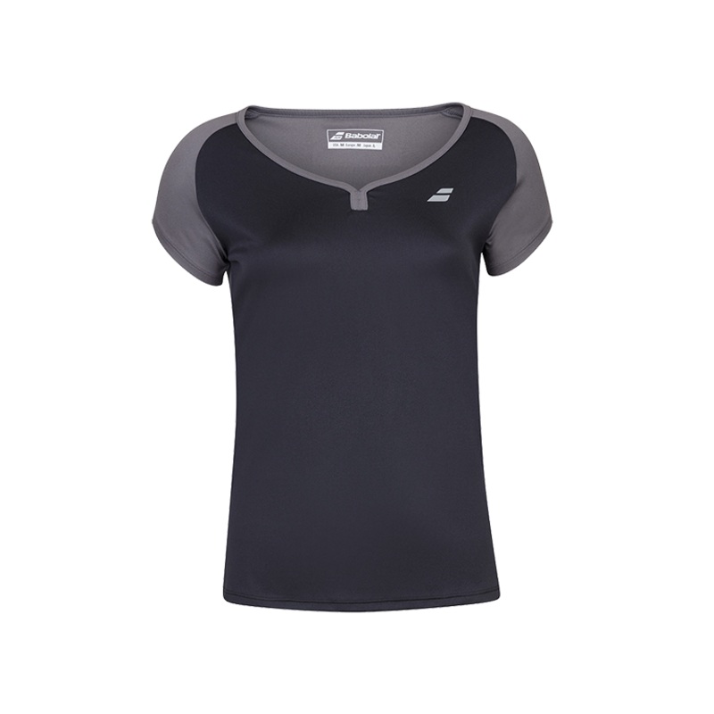 Camiseta Babolat Cap Sleeve Top Women Negro