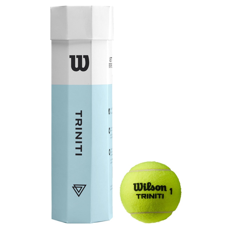 Wilson Triniti Ball (4 Can)|Yellow|1 can|Case (18 cans)