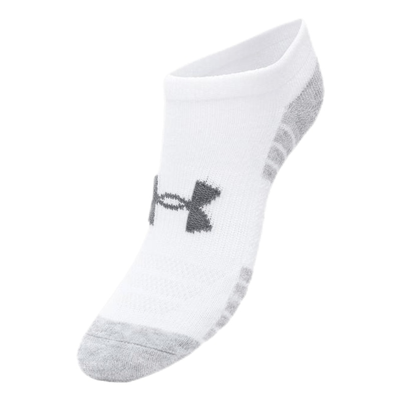 3-Pack Heatgear No Show Jr White