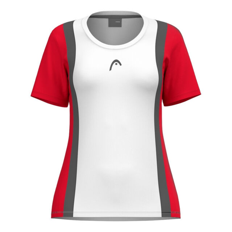 Club 25 Tech T-Shirt Women – Red, White