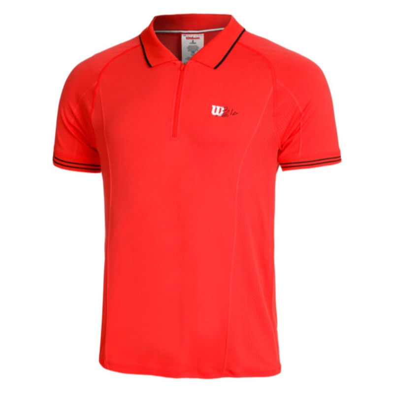 Wilson Seamless Series Polo Shirt Red