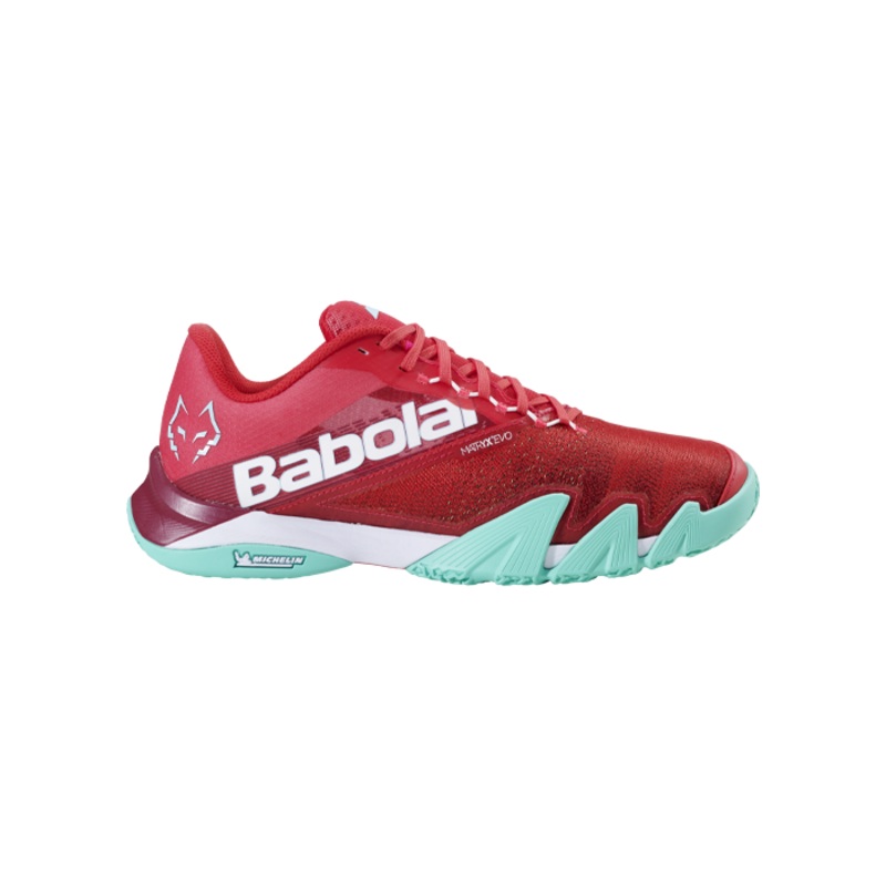 Zapatillas Babolat Jet Premura Red/Electric Green Juan Lebrn