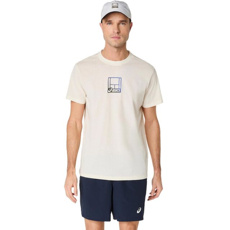 Court Core Graphic T-Shirt Men – Cream