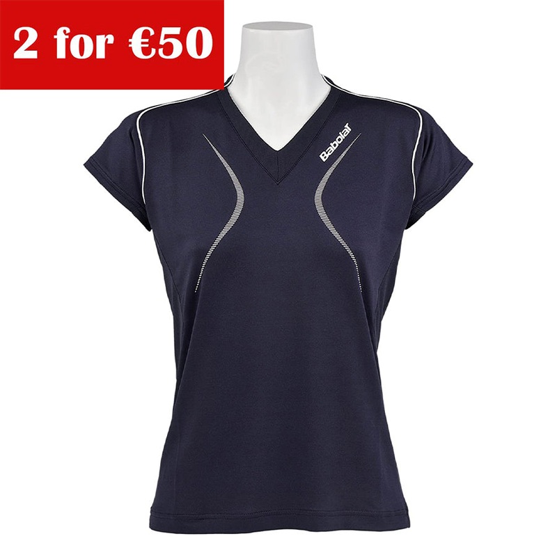 Babolat 41F1263 Club Polo Womens Navy