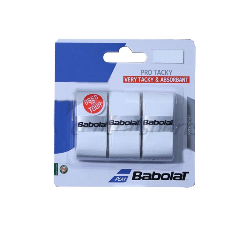 Babolat Pro Tacky (3 Pieces)|White|3 Pieces