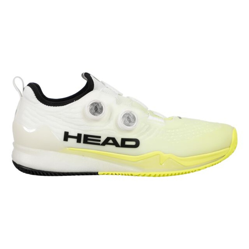 Endure Pro BOA Clay Court Shoe Men – White, Yellow