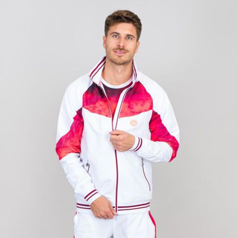 Jabu Tech Training Jacket Men – Red, White
