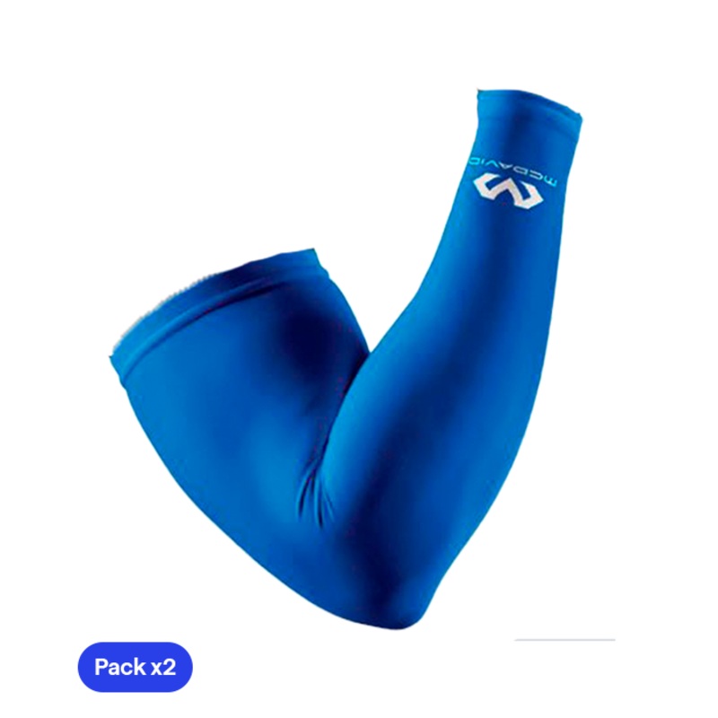 Mangas de Compresin McDavid Azul (x2)