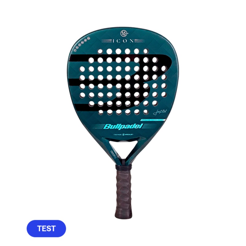 Pala de TEST Bullpadel Icon 2025 Juan M. Daz